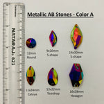 Metallic AB Stones