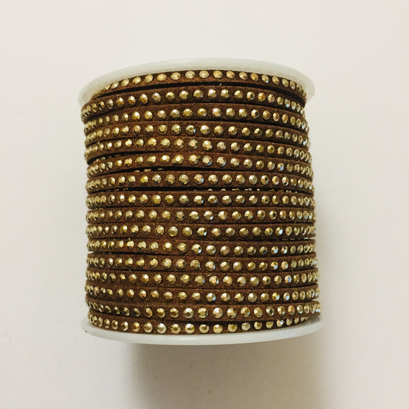 Stud Cord (Gold Studs)