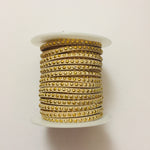 Stud Cord (Gold Studs)