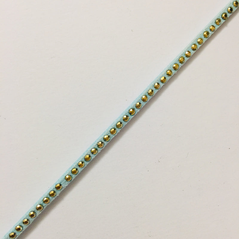 Stud Cord (Gold Studs)