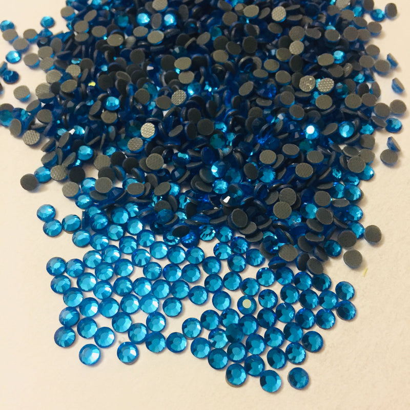 Crystal Glass Rhinestone - Capri Blue