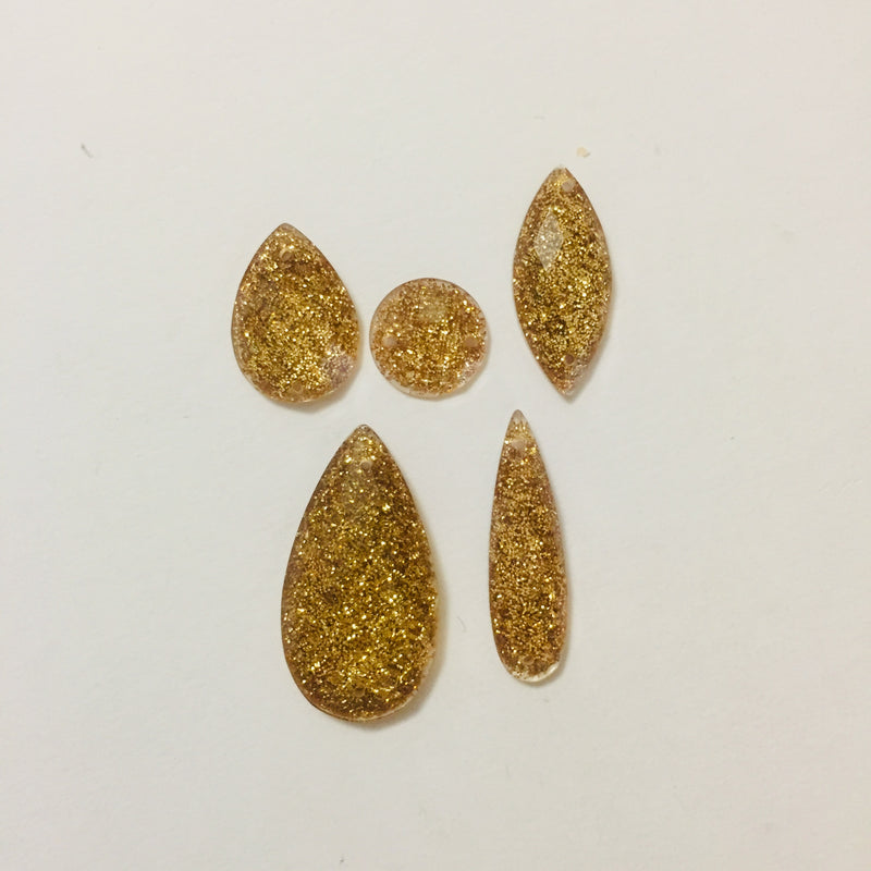 Glitter Resin stones