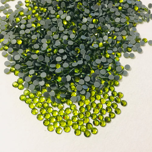 Crystal Glass Rhinestone - Olivine