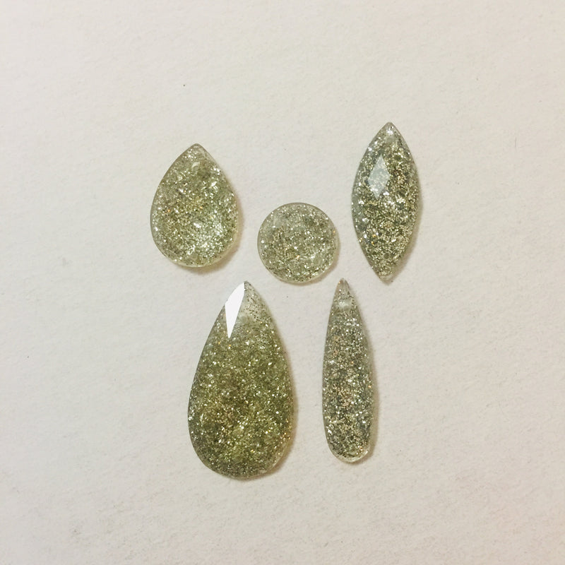 Glitter Resin stones