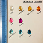 Teardrop 18x25mm Acrylic stones