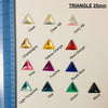 Triangle 25mm Acrylic stones