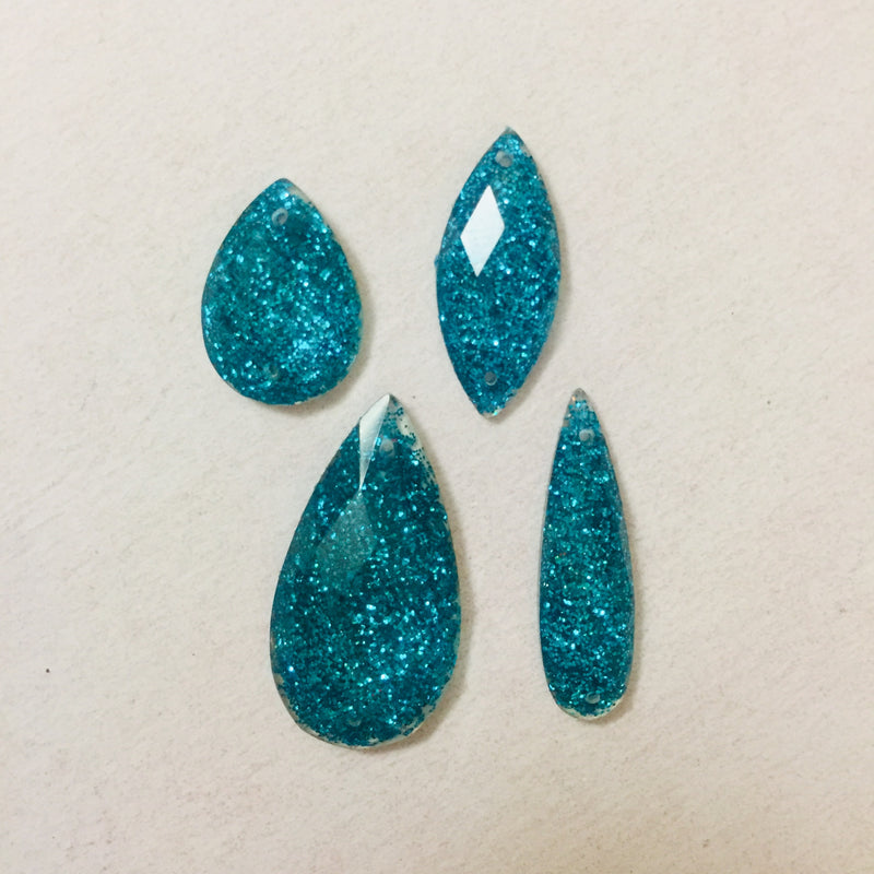 Glitter Resin stones