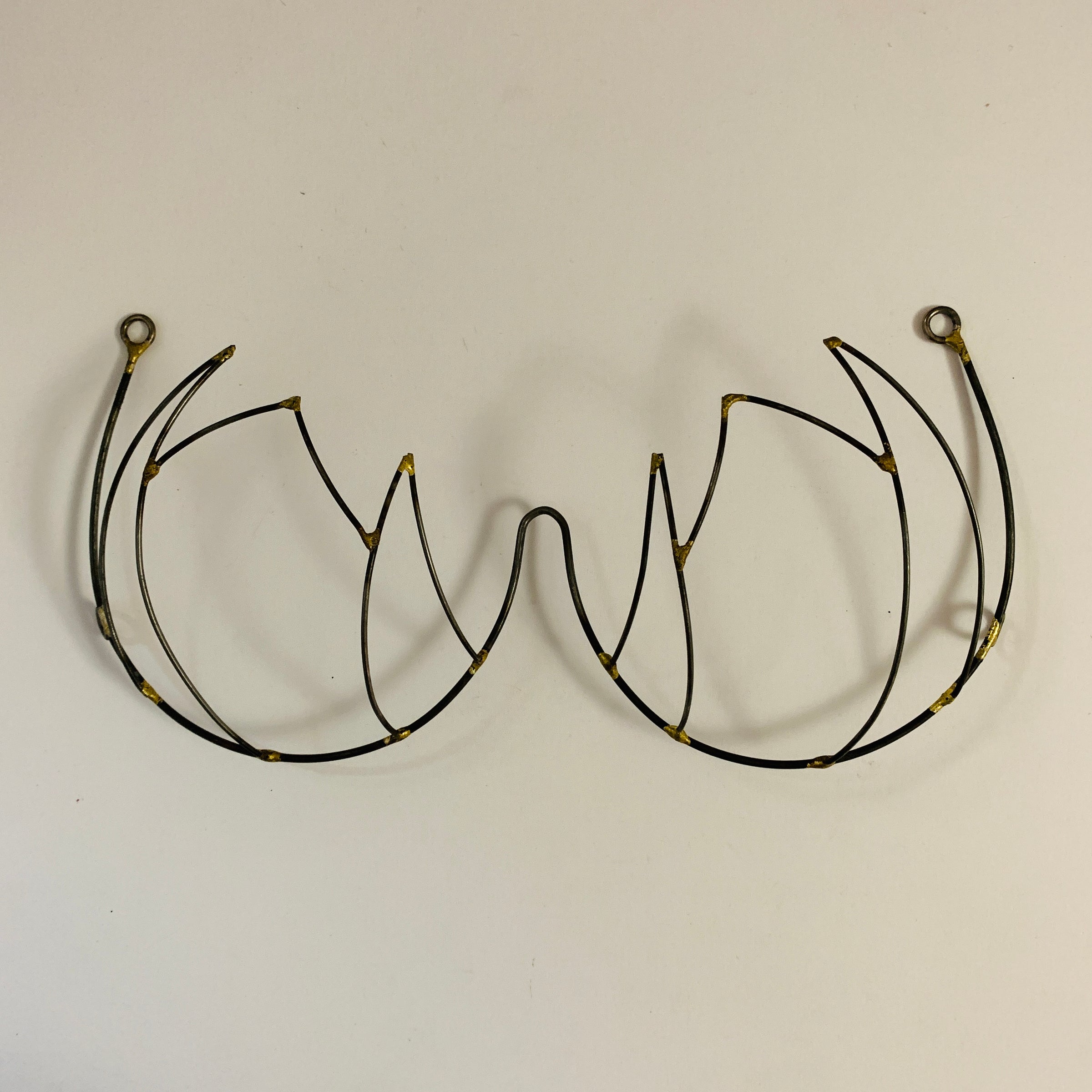 Heart-shape With Leaf Bra Wire Frame Design Custom Made 